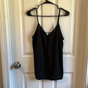 Black tank top